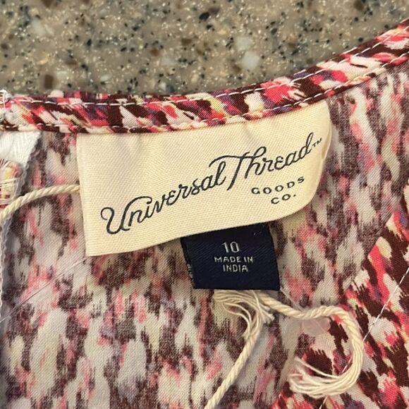 UNIVERSAL THREAD Elbow Puff Sleeve Ruched Mini Dress *NEW* - Picture 4 of 13